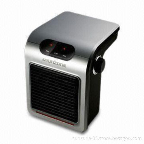 Ceramic Heater with 1800W Power, Comes in Black and Silver, Measures 199 x 192 x 308mm